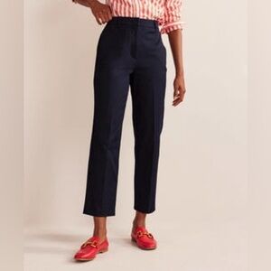 BODEN Kew Bi-Stretch‎ Navy Blue Trousers US 12R